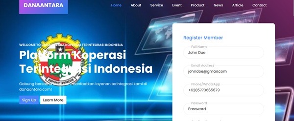 Danaantara Platform Koperasi Terintegrasi Indonesia TAEKWONDO SMK BINA KARYA